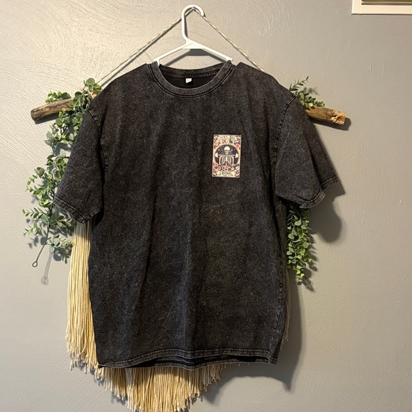 Tops - Down Bad Black Graphic T-Shirt